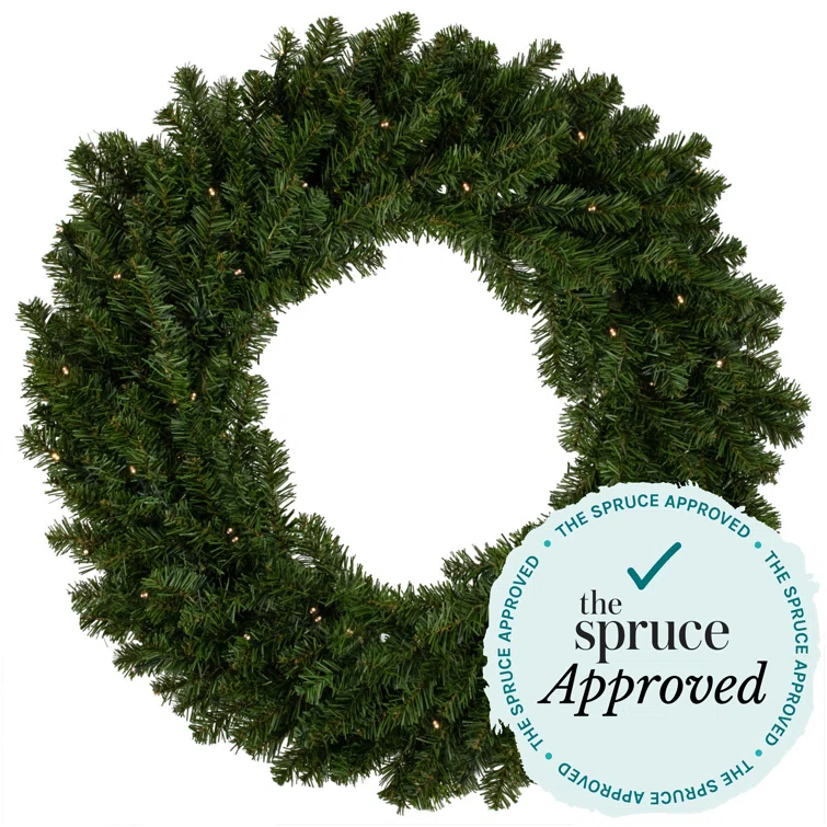 Canadian Pine Artificial Christmas Wreath Unlit