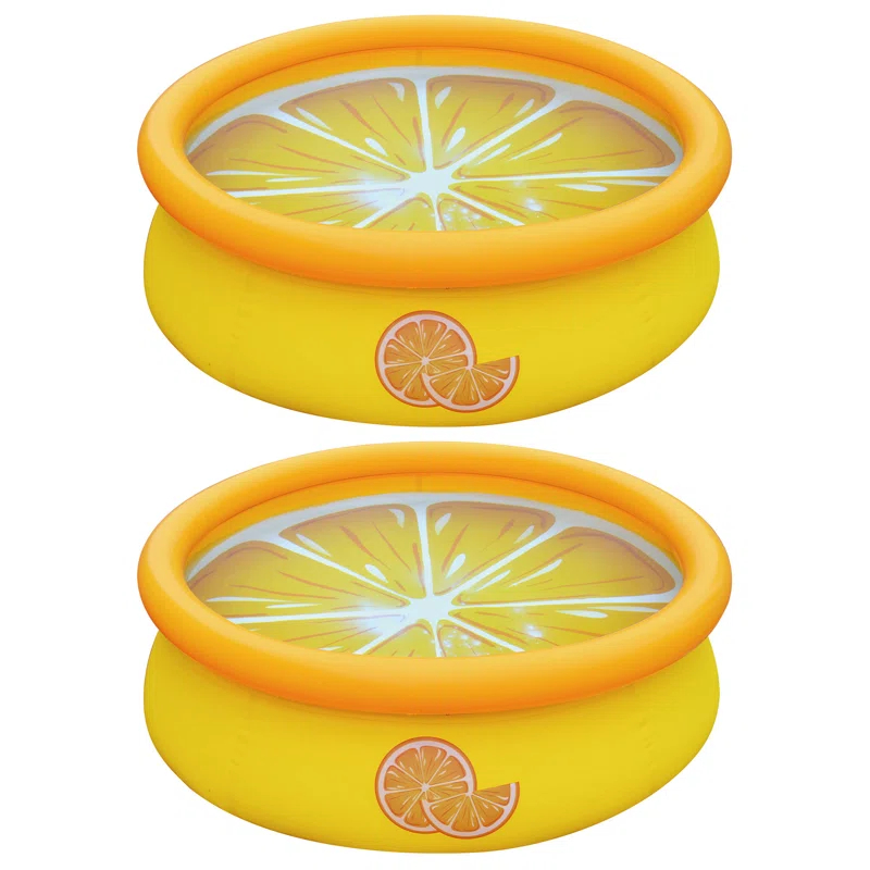 JLeisure Plastic Round Inflatable Pool 10'' H x 12'' W x 12'' L (Set of 2)