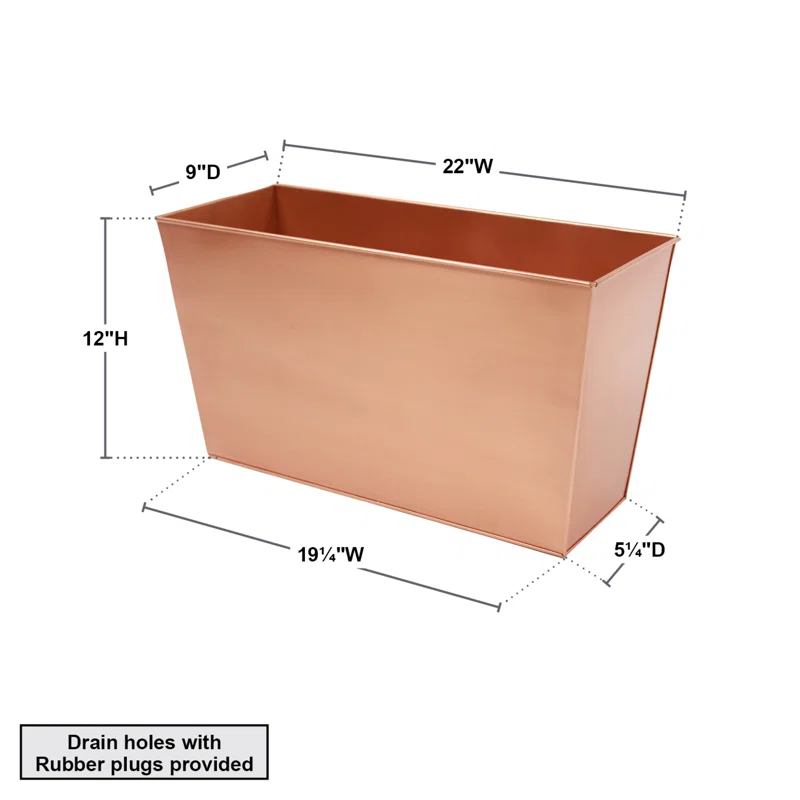 Metal Planter Box