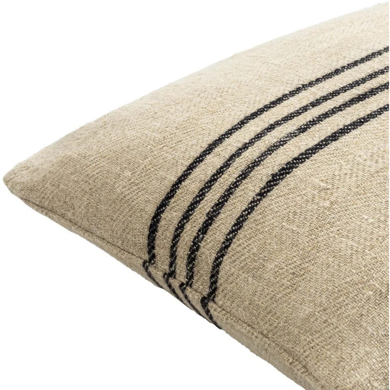 Becki Owens x Livabliss Becki Owens x Livabliss Brett Striped Linen Reversible Throw Pillow