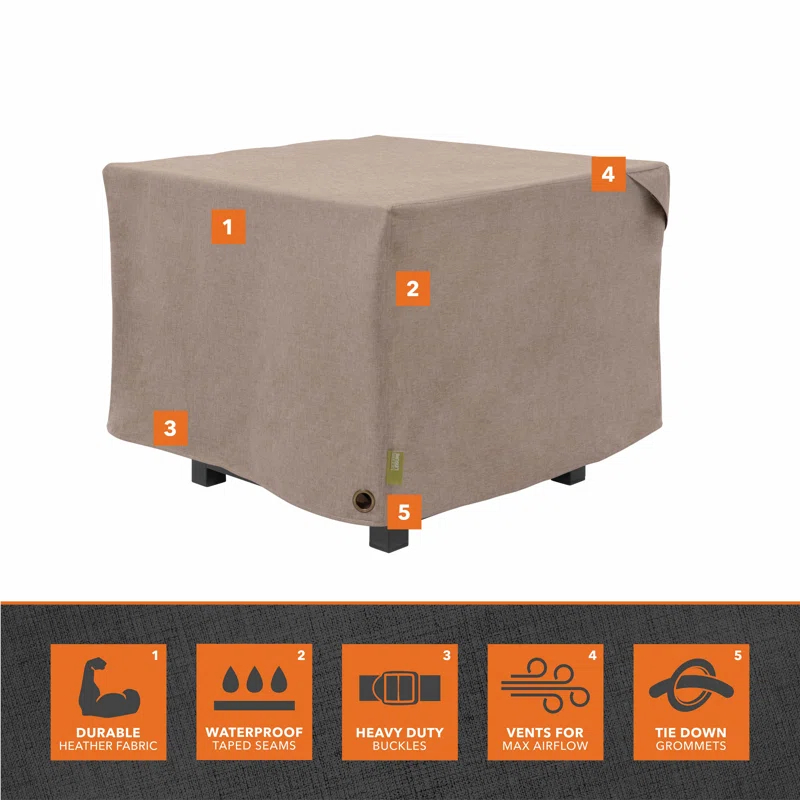 Modern Leisure Garrison Outdoor Fire Pit Cover