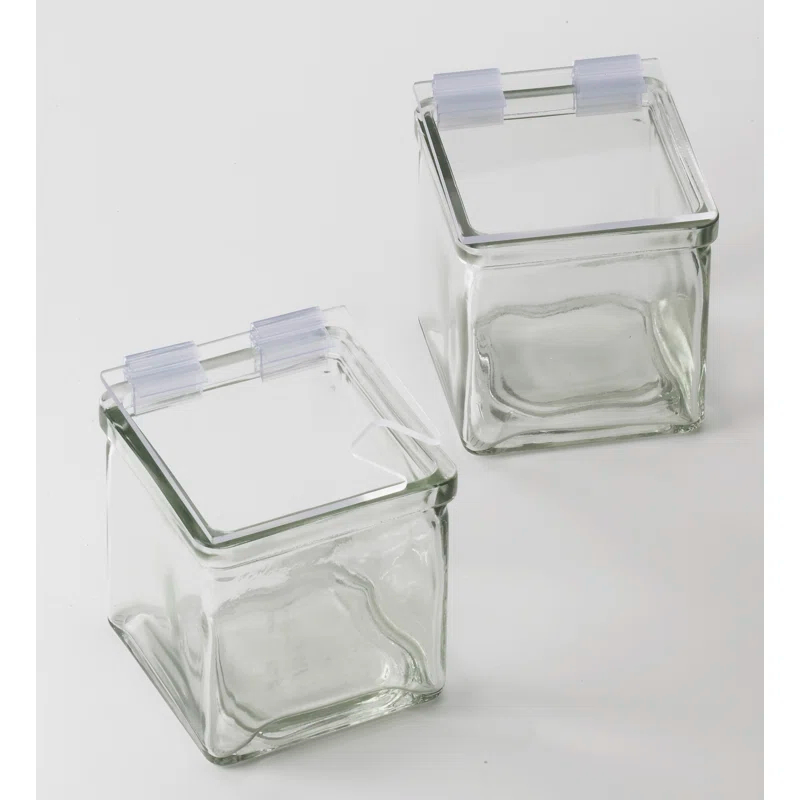 Cal-Mil Hinged Plastic Lid with Notch