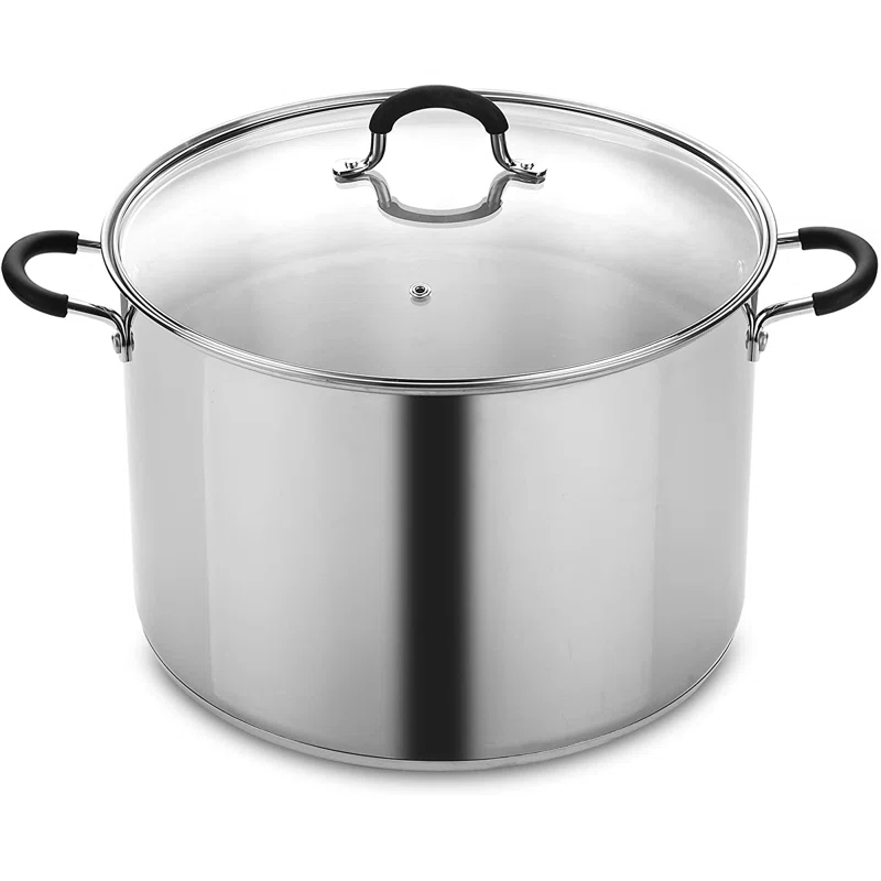 Cook N Home Professional Stainless Steel Stockpot with Lid