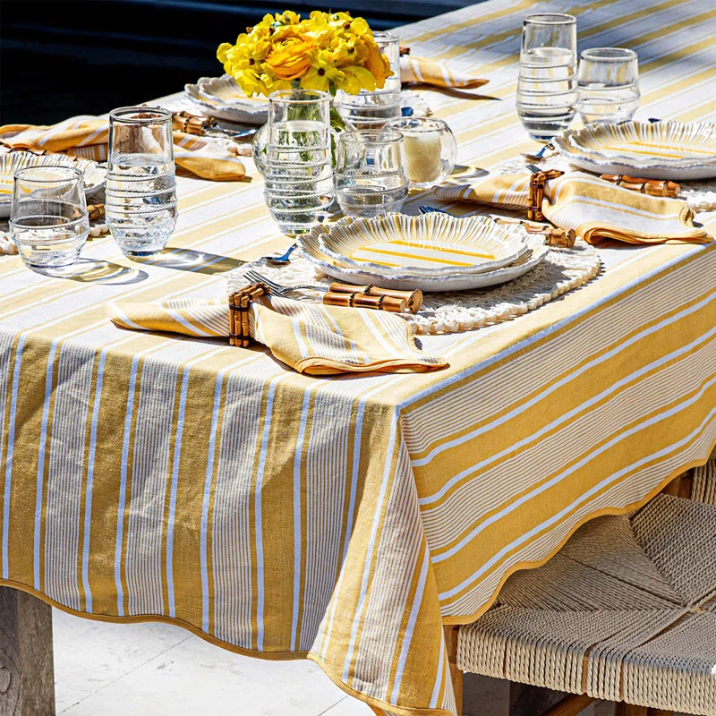 Juliska Cabana Stripe 60" x 120" Tablecloth
