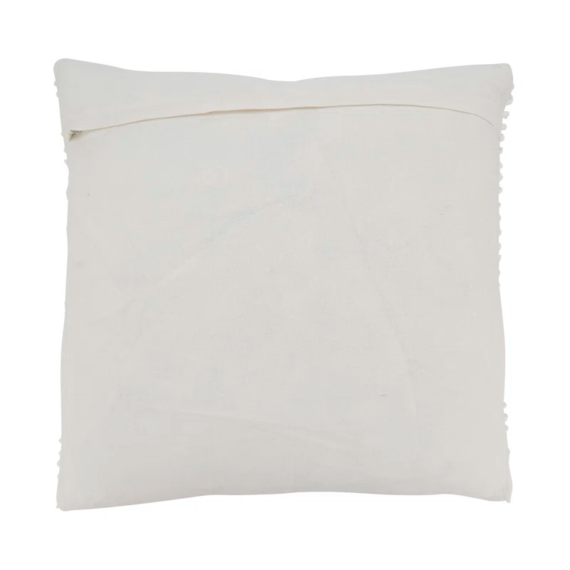 Saro Zandra Collection Cotton Throw Pillow