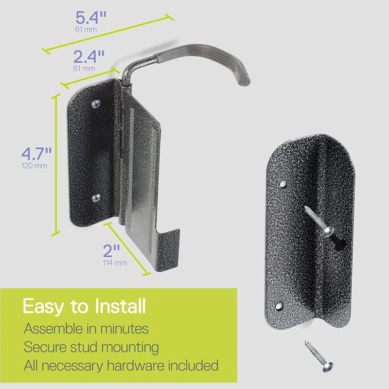 Single Bike Hinge Wall Mount Rack