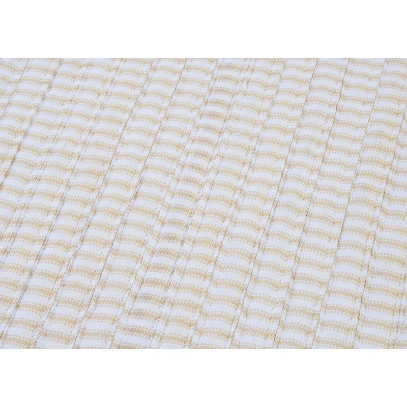 Ophelia & Co. Mcclain Hand Braided White Rug