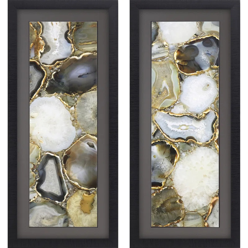 Libby Langdon " Agate S/2 " 2 - Pieces