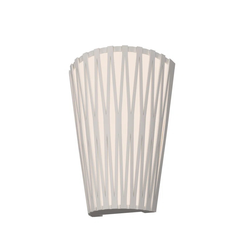 Living Hinges Manufactured Wood LED Flush Mounted Sconce