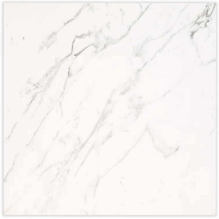 Regallo 24" x 24" Marble Look Matte Porcelain Wall & Floor Tile
