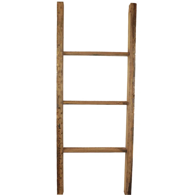 Ekena Millwork Vintage Farmhouse Rung Decorative Ladder