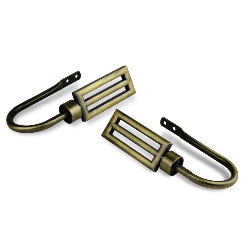 Rod Desyne Sterling Curtain Holdback (Set of 2)