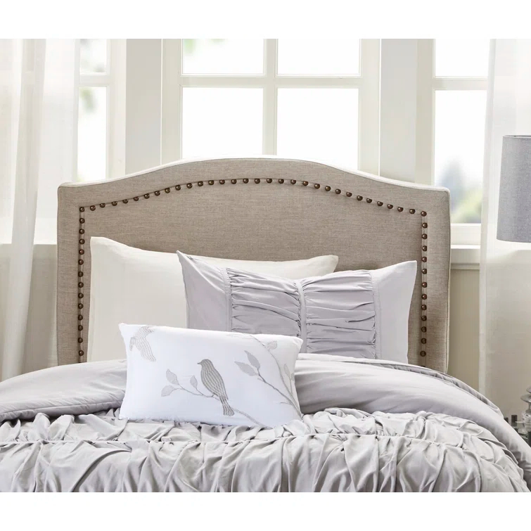 Gracie Oaks Clouchete Nadine Upholstered Nailhead Headboard