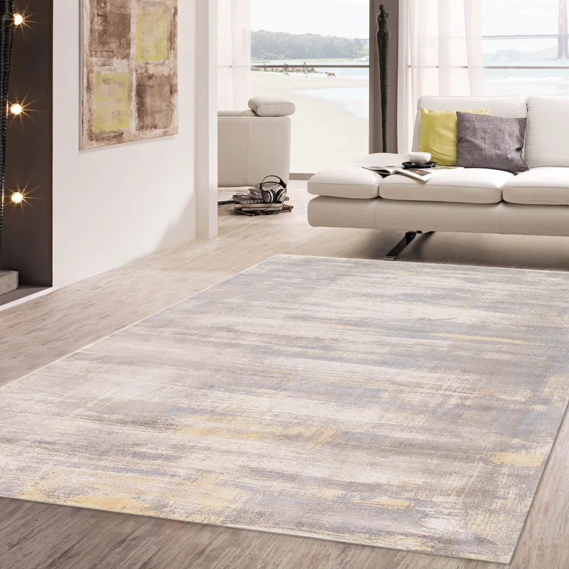Pasargad Viscose Abstract Indoor Rug