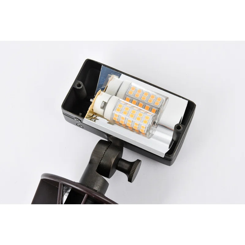 Elegant Lighting Outdoor 12V Cast Brass flood light 2 inch L x 4 inch W x 6 inch H in Dark Bronze