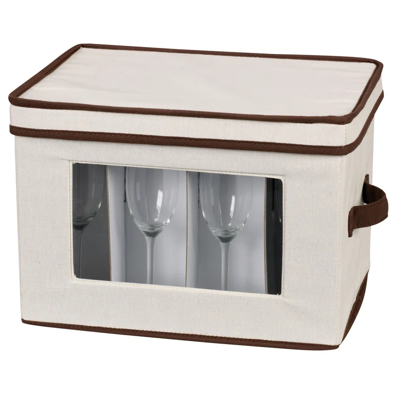 Rebrilliant Canvas Stemware Storage