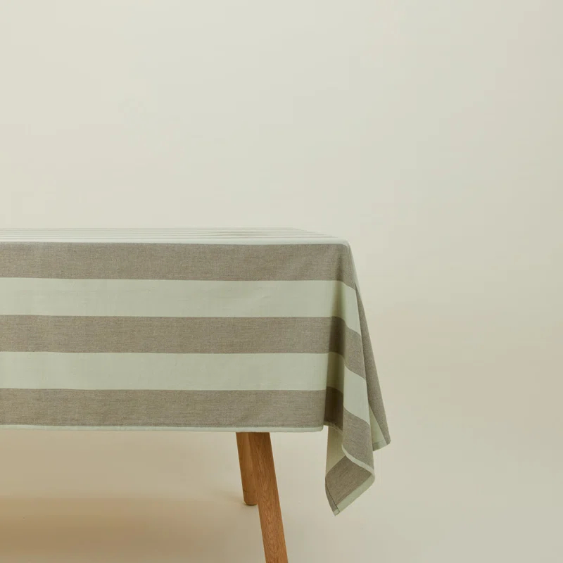 Hawkins New York Essential Rectangle Striped Cotton Tablecloth