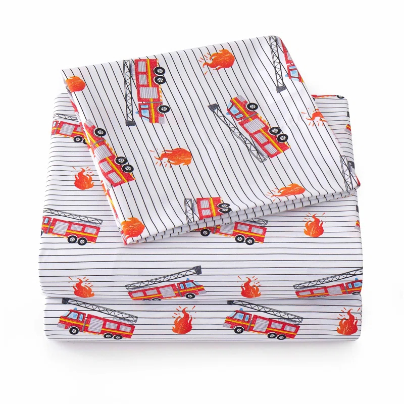 Sweet Home Collection Kids Printed Classic Microfiber Sheets