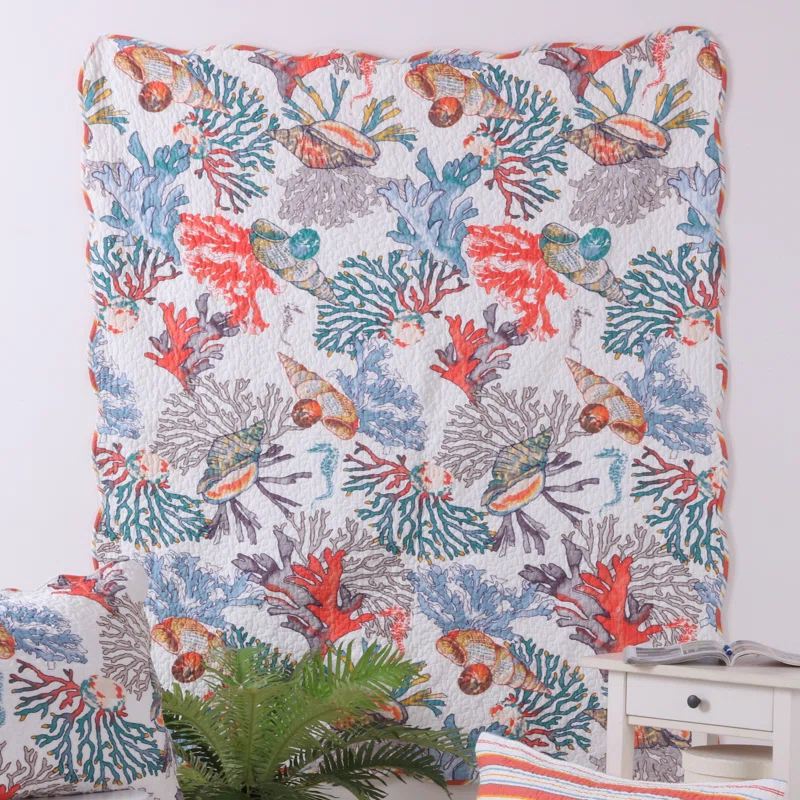 Atlantis Quilted Reversible Throw