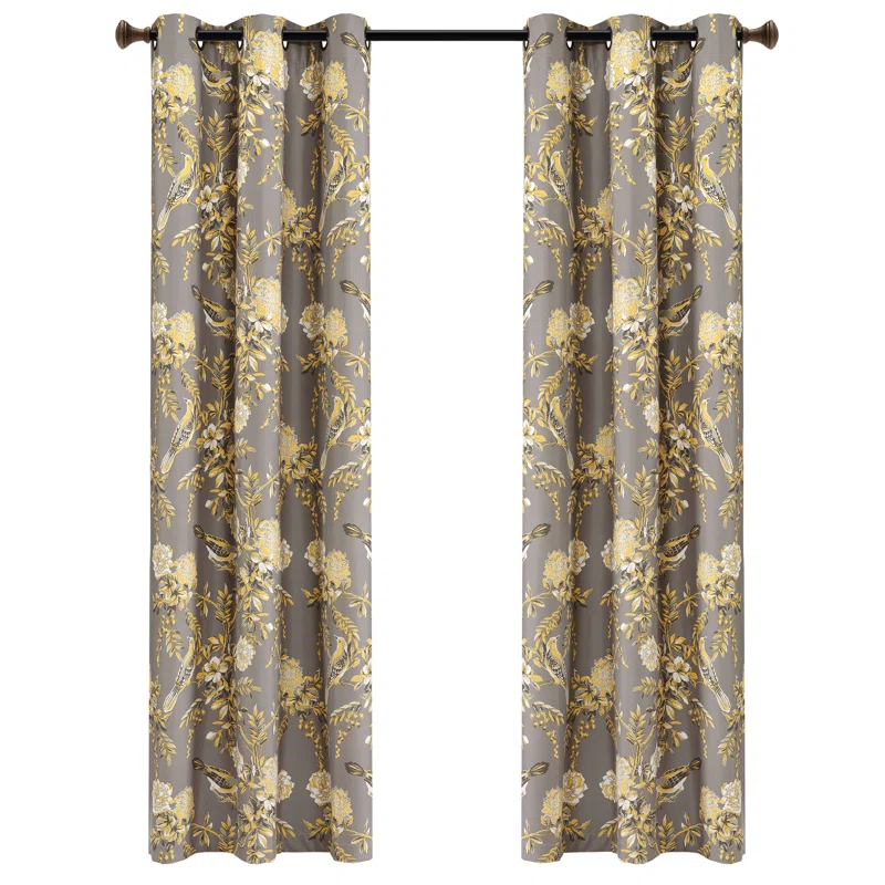 Lush Decor Foreston Floral Max Blackout Thermal Curtain Panels (Set of 2)