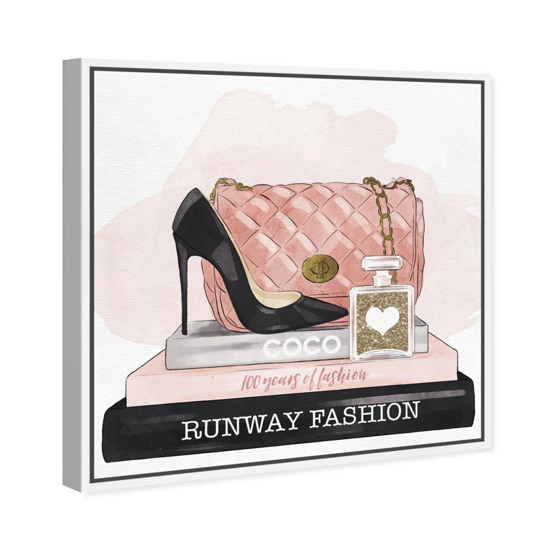 Oliver Gal Prints " Fashion And Glam Accessories And Books Books "
