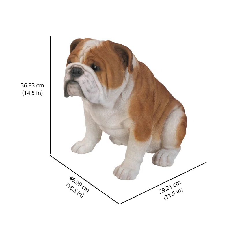 Hi-Line Gift Ltd. Dog Bulldog Statue