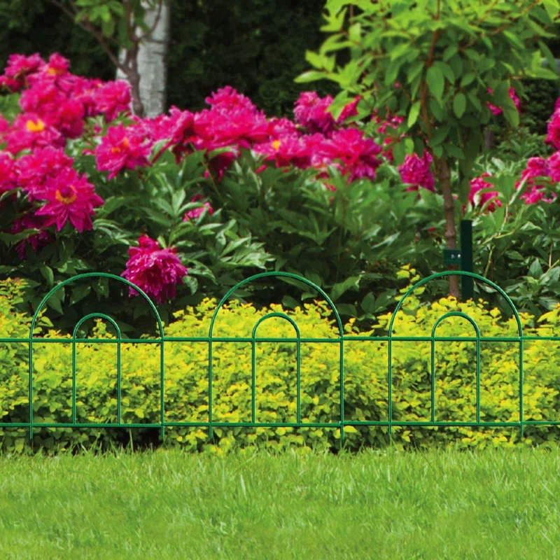 Garden Zone 18'' H x 96'' W Metal Border Fencing
