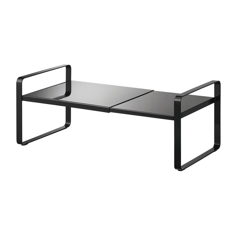 Yamazaki Home Yamazaki Home Steel Kitchen 2 Tiered Shelf Rack- Expandable Countertop Organizer For Kitchen, Steel