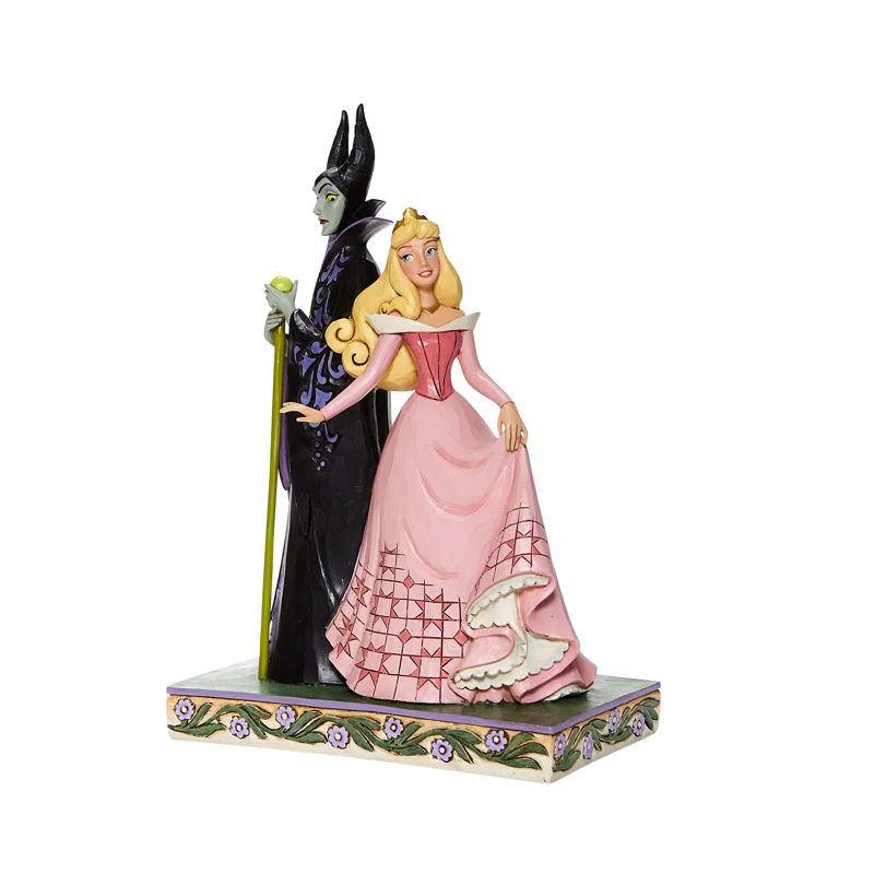 enesco Disney Traditions Jim Shore Aurora & Maleficent Figurine 9in H