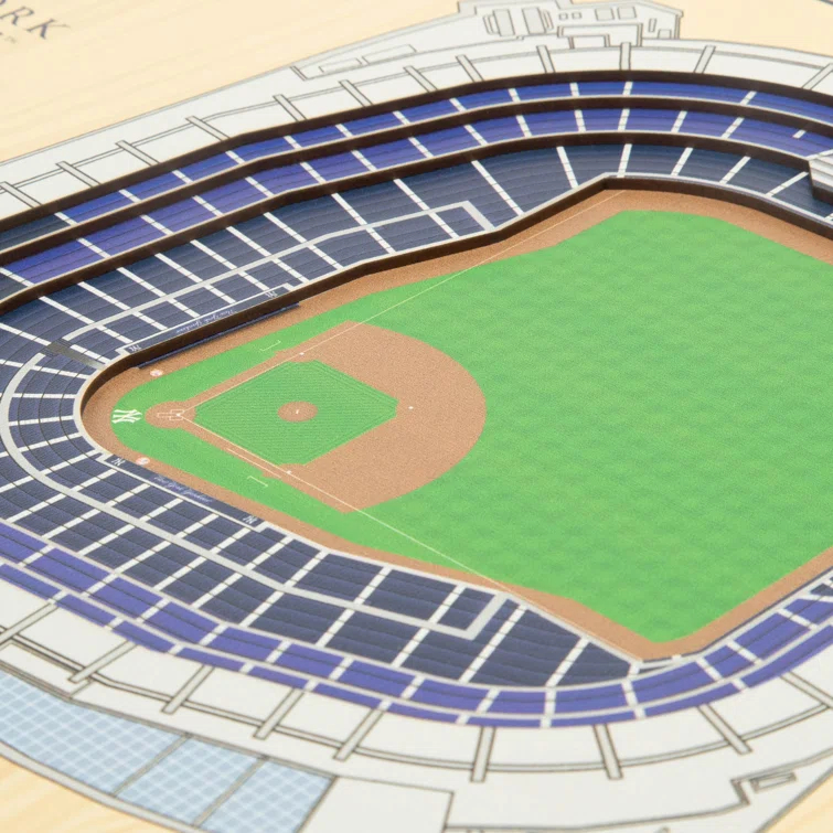 YouTheFan MLB 5-Layer StadiumViews 3D Wall Art