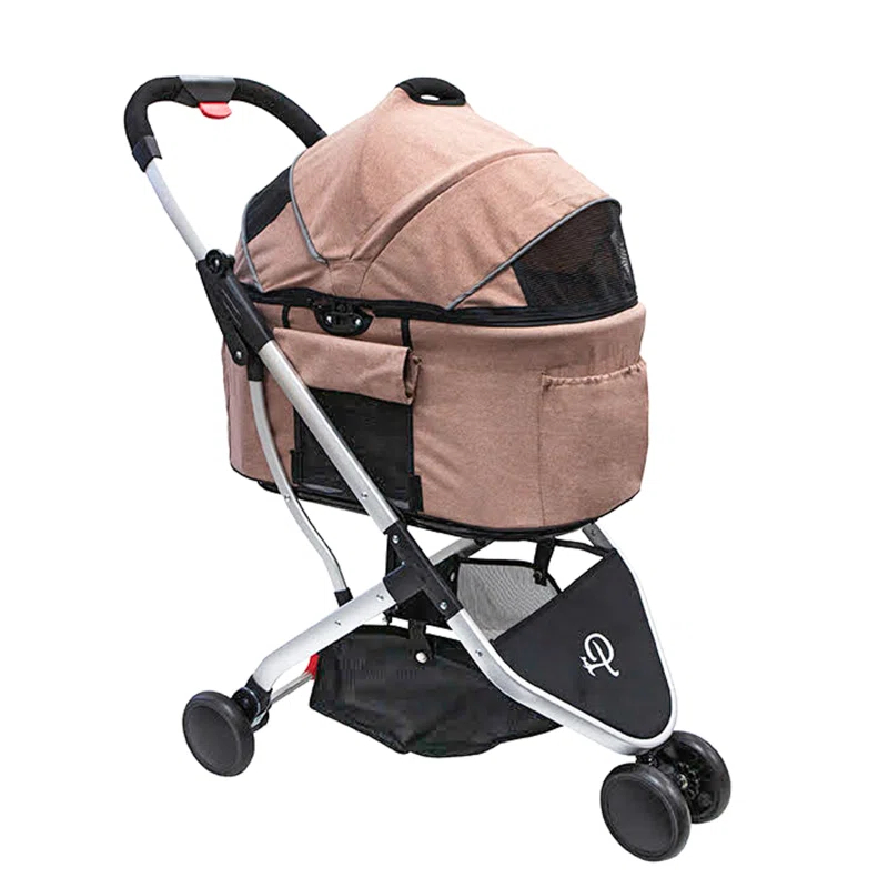 Petique 3-in-1 Newport Pet Stroller (Travel Carrier + Car Seat + Stroller)