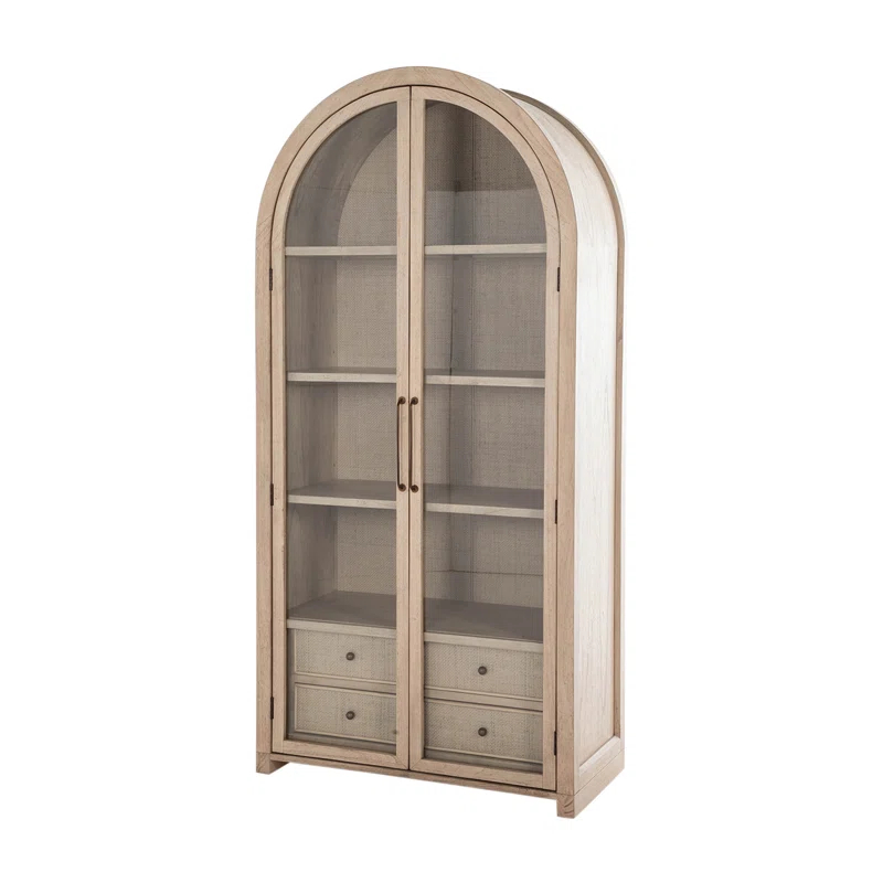 Gabby Elsa Solid Wood Accent Cabinet