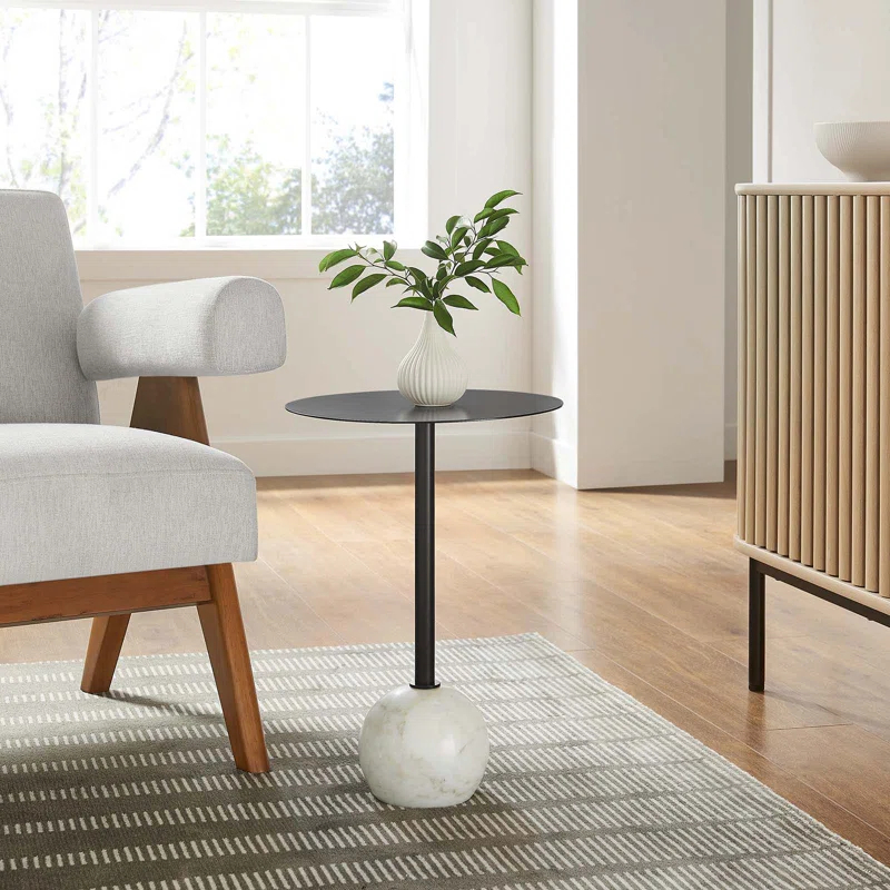 Modway Modway Aliza Iron Pedestal End Table