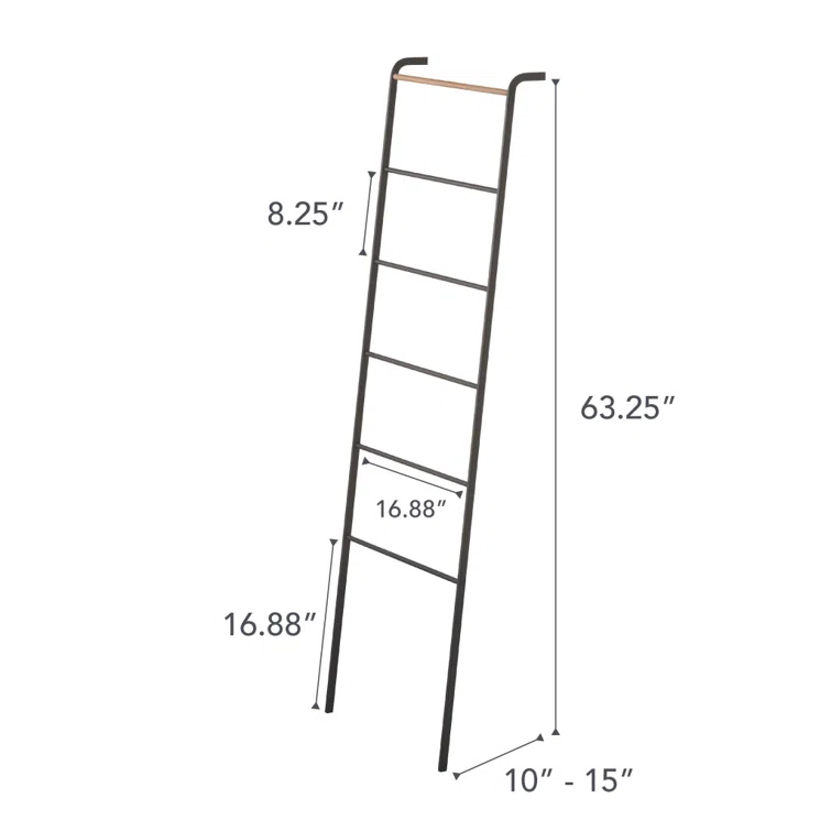 Yamazaki Home Leaning Ladder Rack, Steel