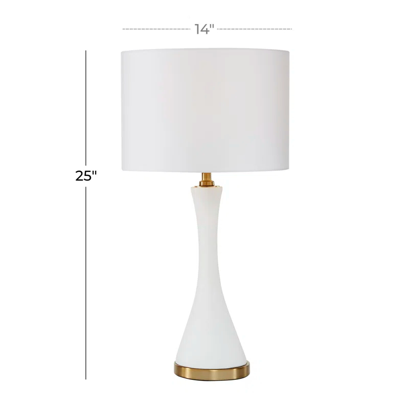 CosmoLiving by Cosmopolitan 25'' Gold Table Lamp