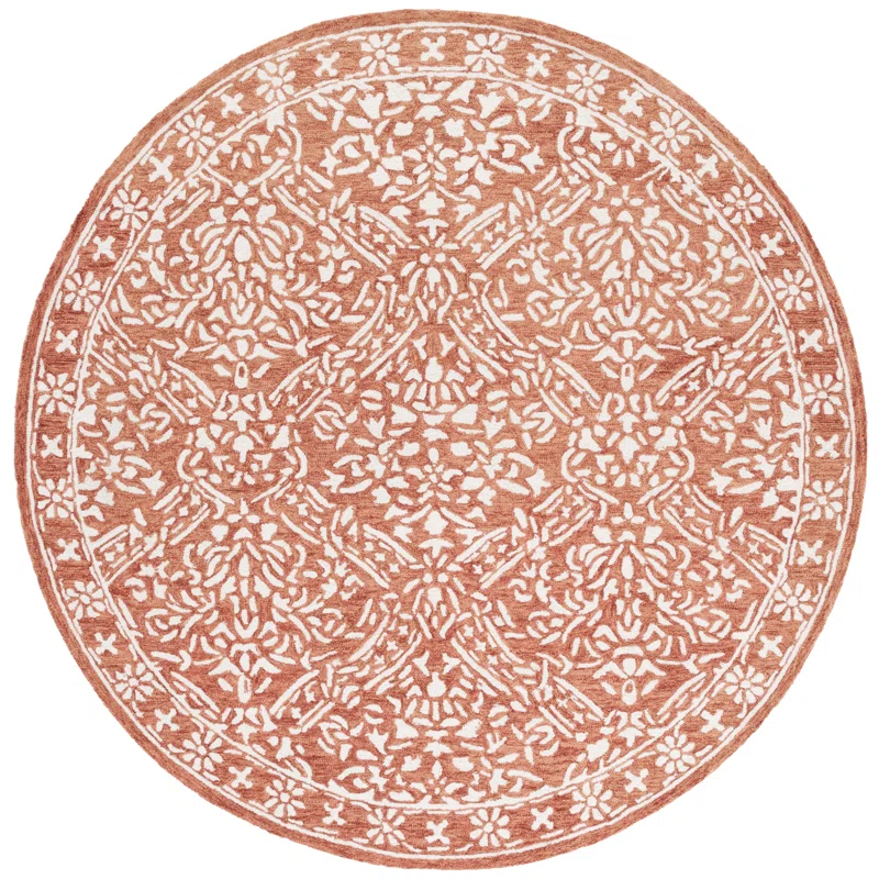 Olivier Lauren Ralph Lauren Hand Tufted Wool & Cotton Damask Rug