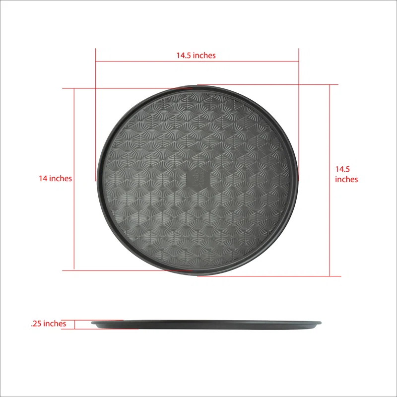Taste of Home Taste Of Home Non-Stick Steel 14.5'' Pizza Pan