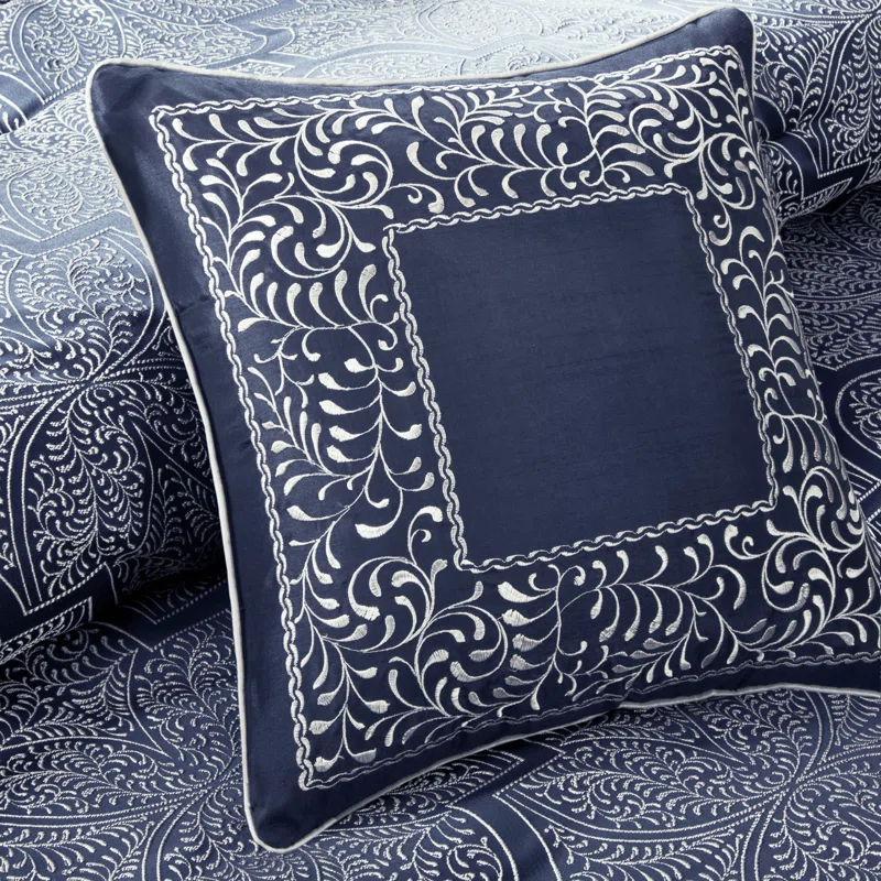 Madison Park Medina 8 Piece Jacquard Comforter Set
