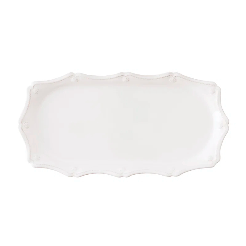 Juliska Berry & Thread 14" Decorative Tray - Whitewash