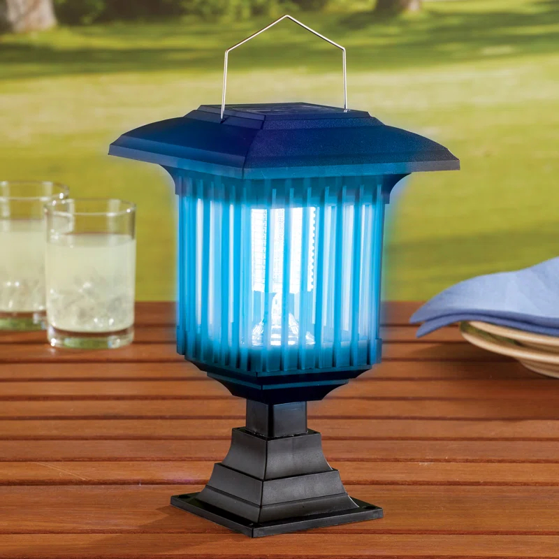 Winston Brands Solar Powered LED Lighted 3-in-1 Mosquito Zapper