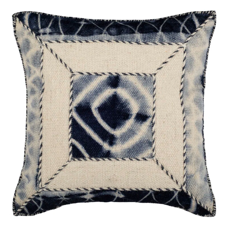 Safavieh Dip Dye Embroidered Feather Throw Pillow (Set of 2)