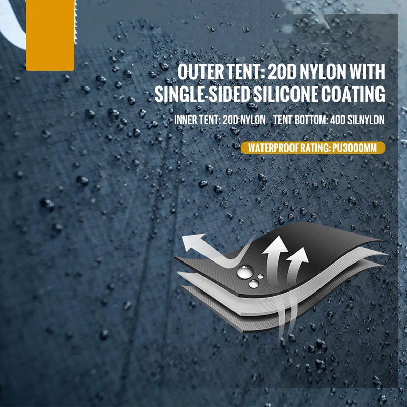 LIFETIME FLOORING LLC 4 Season Camping Tent Backpacking 2 Person Waterproof Lightweight Easy Setup Instant 3000Mm Waterproof Rating Outdoor Hiking Tent