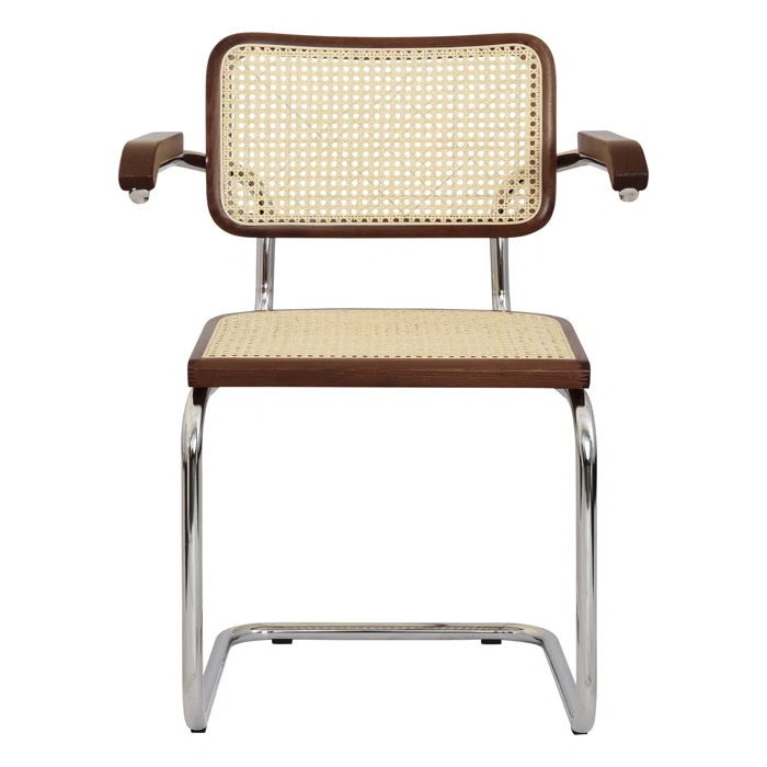 Breuer Chair Company Marcel Breuer Cesca Cane Cantilever Dining Armchair Arm Chair