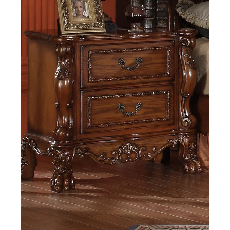 Andrew Home Studio Posidon 2 Drawer Nightstand & Reviews | Wayfair