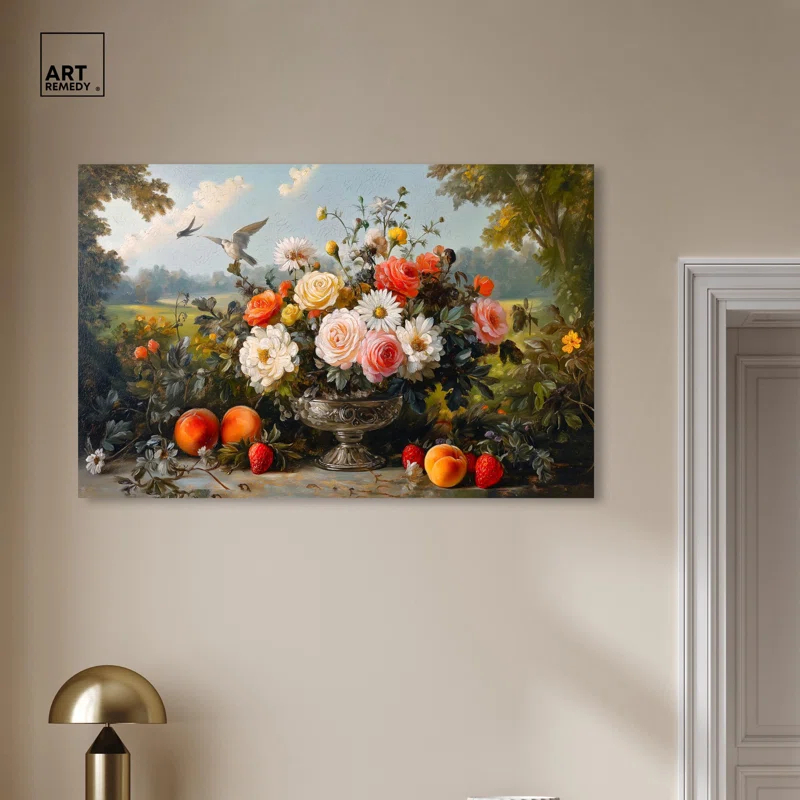 Art Remedy Dreamscape Flora II Canvas Classic Floral Art by Art Remedy