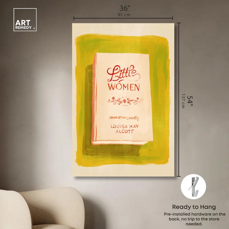 Art Remedy Little Women Canvas Fashion Art Prints by Art Remedy