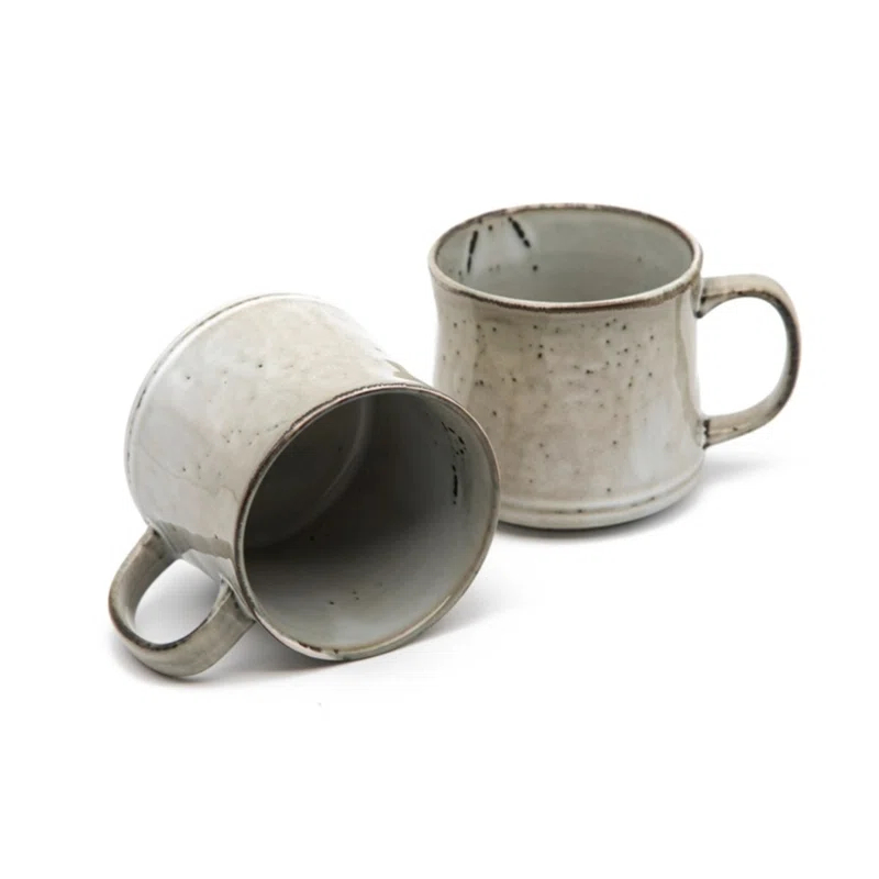 kook Kook 20 Oz. Glazed Coffee Mugs (Set of 2)