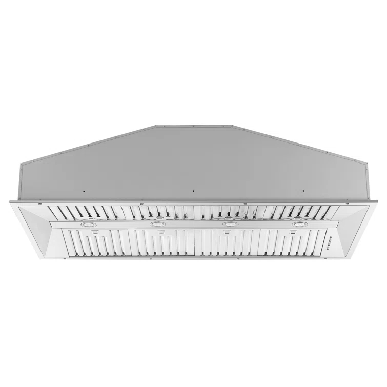 Forno Altilia 60-inch Insert Range Hood, 1200 CFM Double Motor, 4 Speed Control, All Stainless Steel FRHRE5337-60