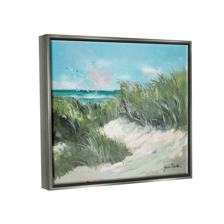 Stupell Industries " Beach Grass Painting " by Jane Slivka Painting Print