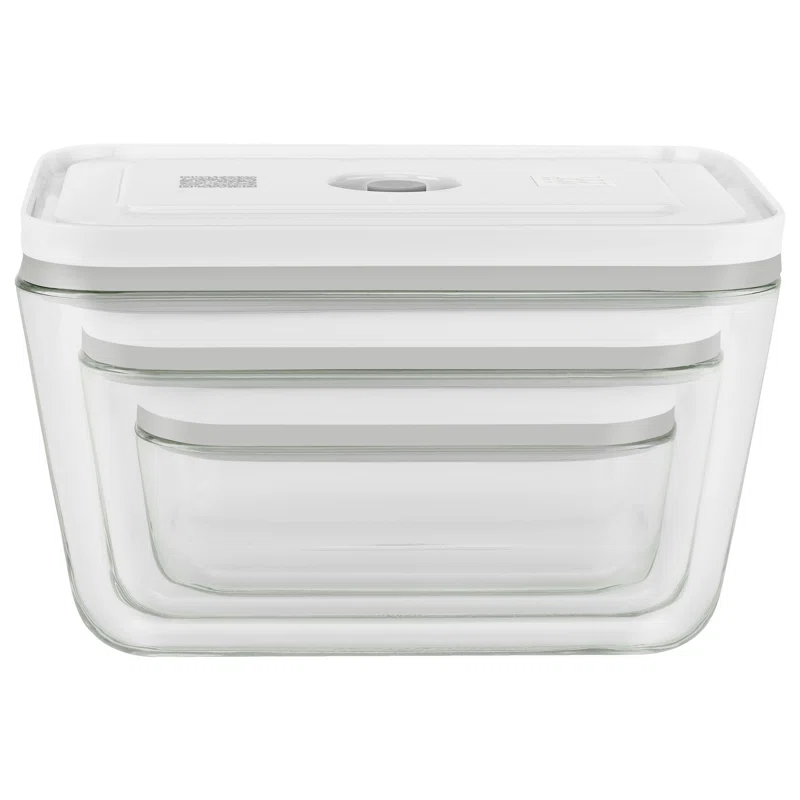 ZWILLING J.A. Henckels ZWILLING Fresh & Save 3-Piece Glass Food Storage Container, Meal Prep Container- Assorted Sizes